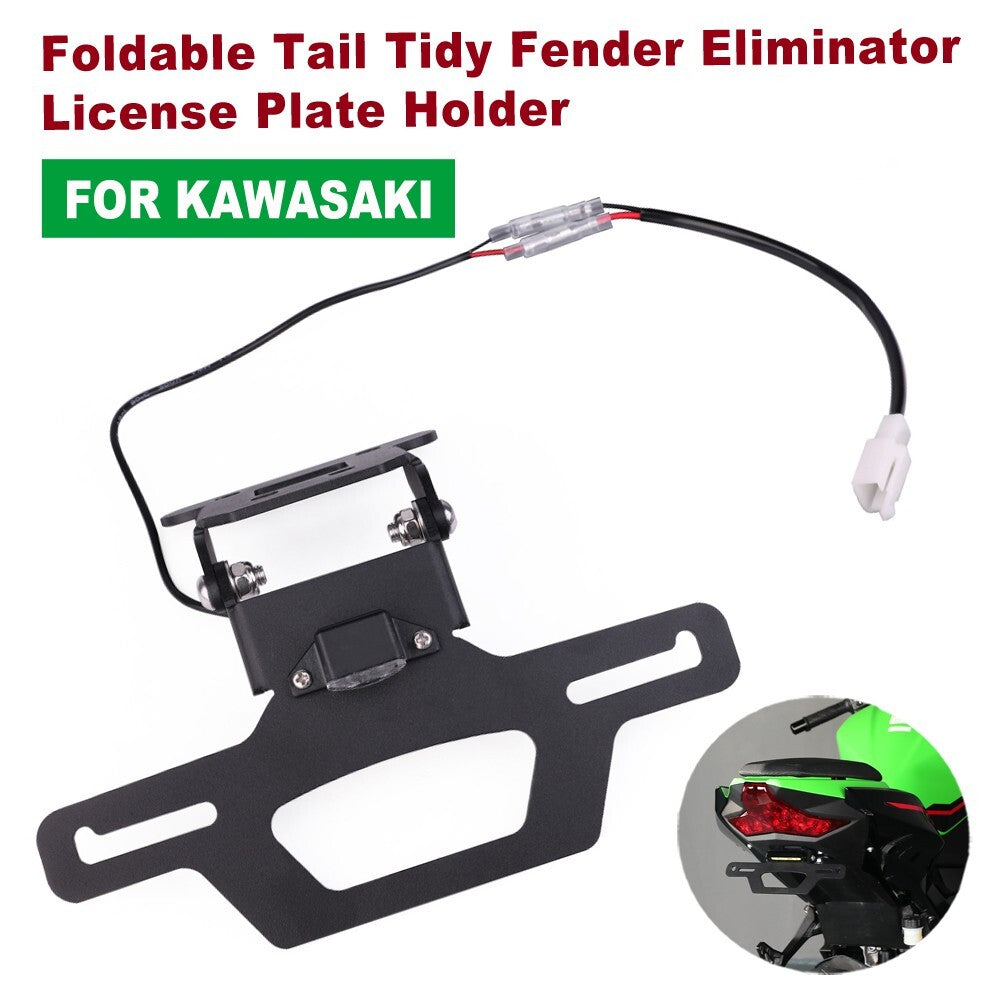 For Kawasaki Ninja 400 Tail Tidy Fender Eliminator License Plate Holder（