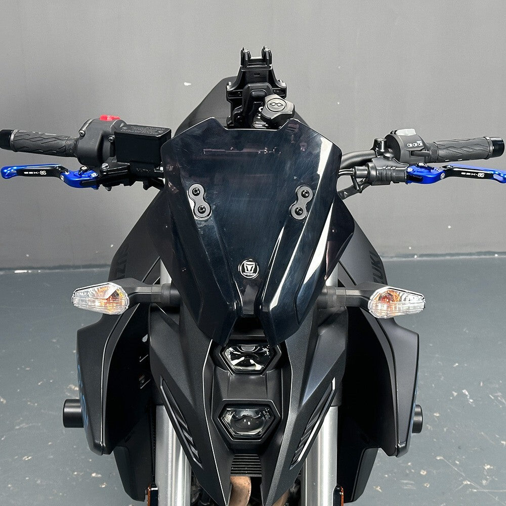 For Suzuki GSX-8S 2023-2025 Windshield Screen with GPS Sat Nav Mounting Bracket+