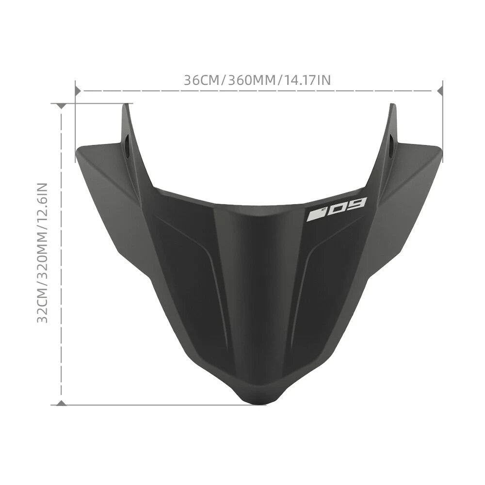 For YAMAHA MT-09 2017-2020 Motorcycle Windscreen Windshield Deflector