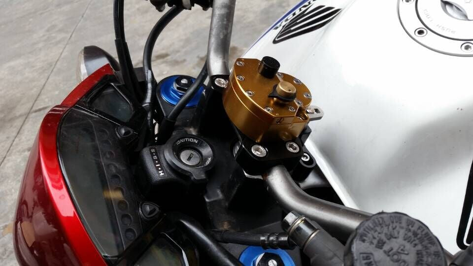 Gold Steering Damper Stabilizer Safety Control For HONDA CB1000R 2011-2017+