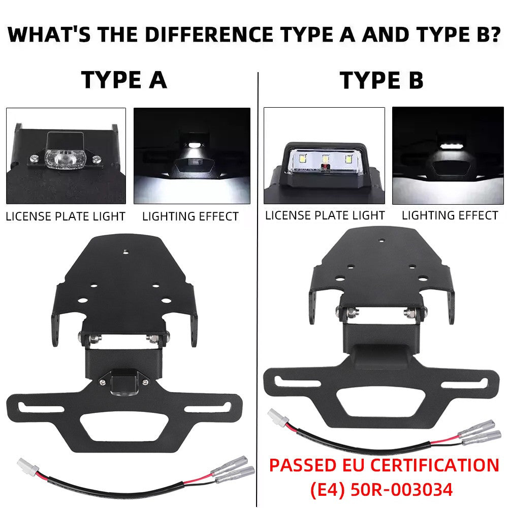Rear Fender Eliminator License Plate Holder For Tiger Sport 660 Tiger Sport 800