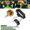 Steering Damper Stabilizer W Mount Bracket For KAWASAKI NINJA ZX-4R ZX25R ZX4RR