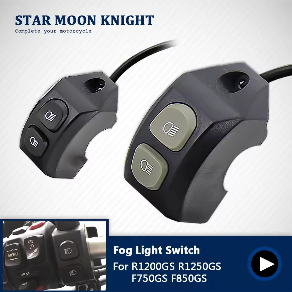 LED Fog Light Switch Relay Control For BMW R1200GS R1250GS F850GS F750GS