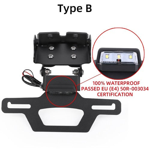 Adjustable Foldable Tail Tidy License Plate Holder For CF-MOTO 675SS 675SR-R+