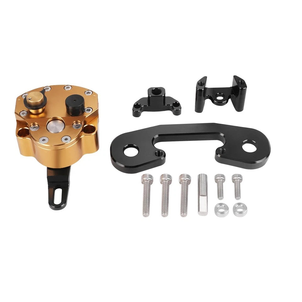Steering Damper Stabilizer with Mount Bracket For Honda XL750 Transalp750 23-25&